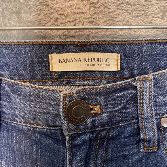Banana Republic Women Classic Boyfriend Modern Distressed Low Rise Jeans Ava 8* - Picture 6 of 14